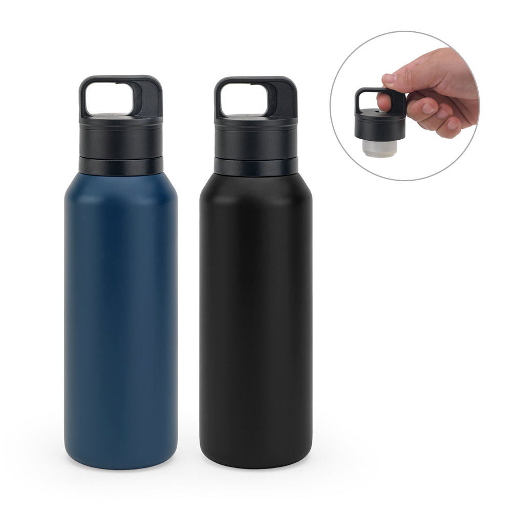 RD 94376-Garrafa personalizada em aço inoxidável com parede dupla isolada a vácuo 590 ml RD 94376-Garrafa personalizada em aço inoxidável com parede dupla isolada a vácuo 590 ml